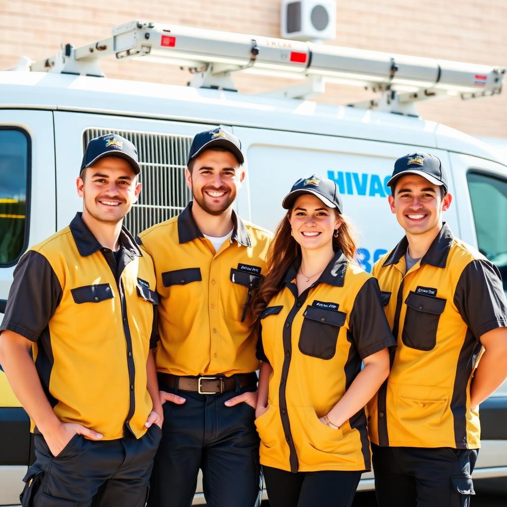 Professional HVAC team